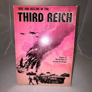 Rise And Fall of the Third Reich Board Game 2nd Edition Avalon NOTE: No dice